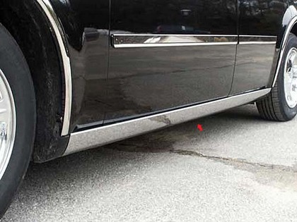 QAA Polished Stainless Rocker Panel Molding 05-10 Chrysler 300 - Click Image to Close